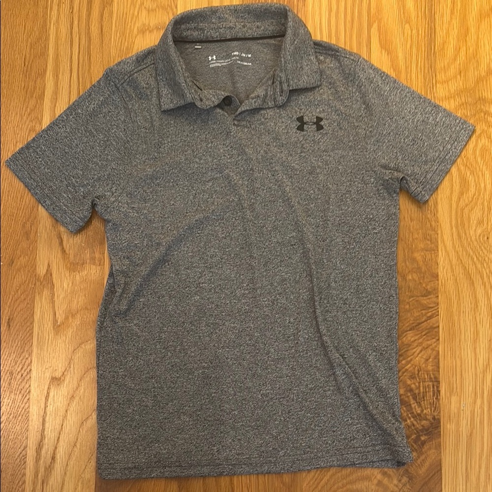 Under Armour Gray Performance Polo Shirt